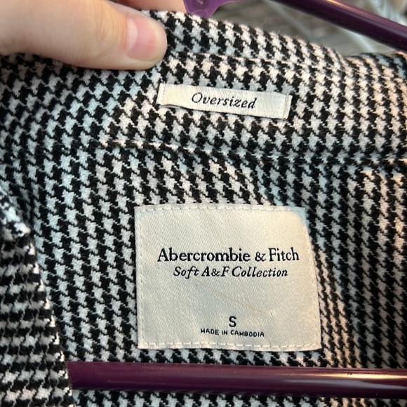 Abercrombie & Fitch Oversized Flannel Shirt (Size S) - Picture 2 of 2